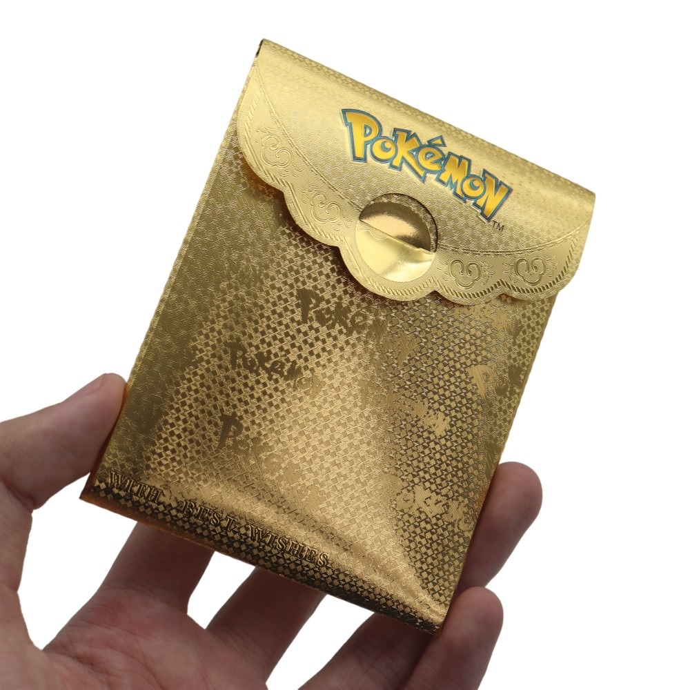 Cartas Pokemon Douradas Plastificadas